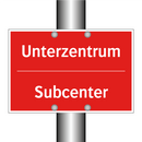 Unterzentrum - Subcenter