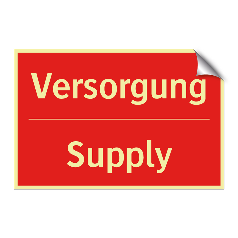 Versorgung - Supply