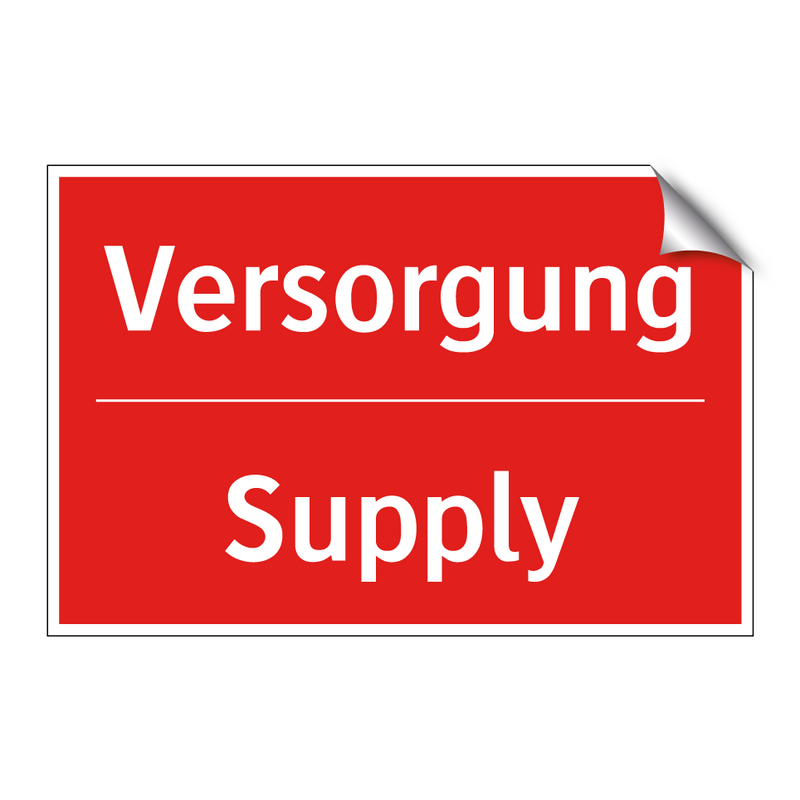 Versorgung - Supply