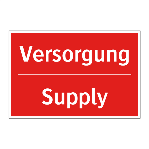 Versorgung - Supply