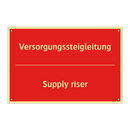 Versorgungssteigleitung - Supply riser