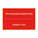 Versorgungssteigleitung - Supply riser