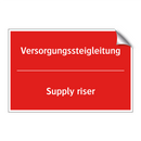 Versorgungssteigleitung - Supply riser