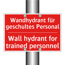 Wandhydrant für geschultes Personal/.../ - Wall hydrant for trained personnel/.../