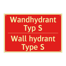 Wandhydrant Typ S - Wall hydrant Type S