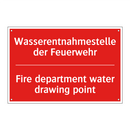 Wasserentnahmestelle der Feuerwehr/.../ - Fire department water drawing /.../