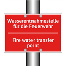 Wasserentnahmestelle für die Feuerwehr/.../ - Fire water transfer point