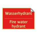 Wasserhydrant - Fire water hydrant