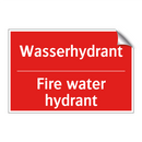 Wasserhydrant - Fire water hydrant