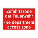 Zufahrtszone der Feuerwehr - Fire department access zone