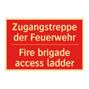 Zugangstreppe der Feuerwehr - Fire brigade access ladder