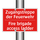 Zugangstreppe der Feuerwehr - Fire brigade access ladder