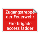 Zugangstreppe der Feuerwehr - Fire brigade access ladder