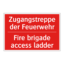 Zugangstreppe der Feuerwehr - Fire brigade access ladder