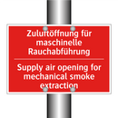 Zuluftöffnung für maschinelle /.../ - Supply air opening for mechanical /.../