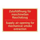 Zuluftöffnung für maschinellen /.../ - Supply air opening for mechanical /.../