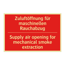 Zuluftöffnung für maschinellen /.../ - Supply air opening for mechanical /.../