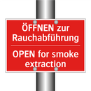 ÖFFNEN zur Rauchabführung - OPEN for smoke extraction