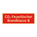 CO₂-Feuerlöscher Brandklasse B