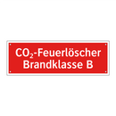 CO₂-Feuerlöscher Brandklasse B