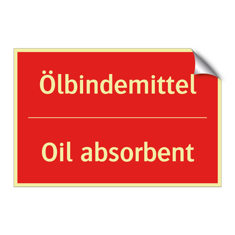 Ölbindemittel - Oil absorbent