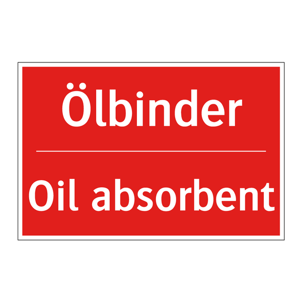 Ölbinder - Oil absorbent