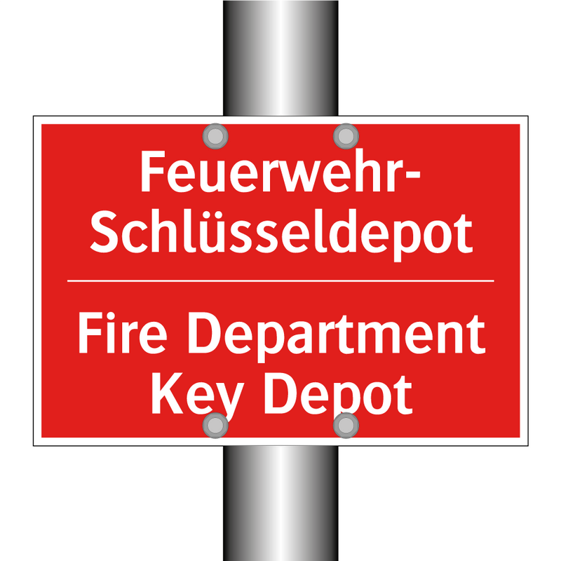 Feuerwehr- Schlüsseldepot - Fire Department Key Depot