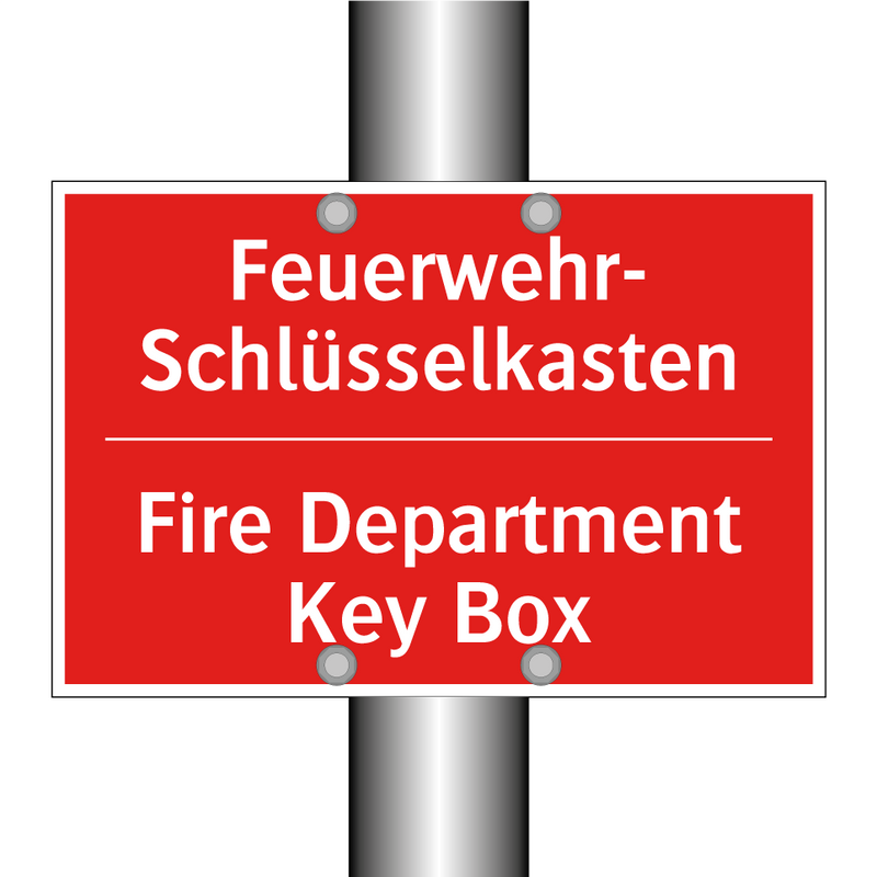 Feuerwehr- Schlüsselkasten - Fire Department Key Box