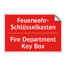 Feuerwehr- Schlüsselkasten - Fire Department Key Box