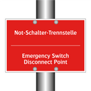 Not-Schalter-Trennstelle - Emergency Switch Disconnect Point/.../