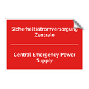 Sicherheitsstromversorgung Zentrale/.../ - Central Emergency Power Supply
