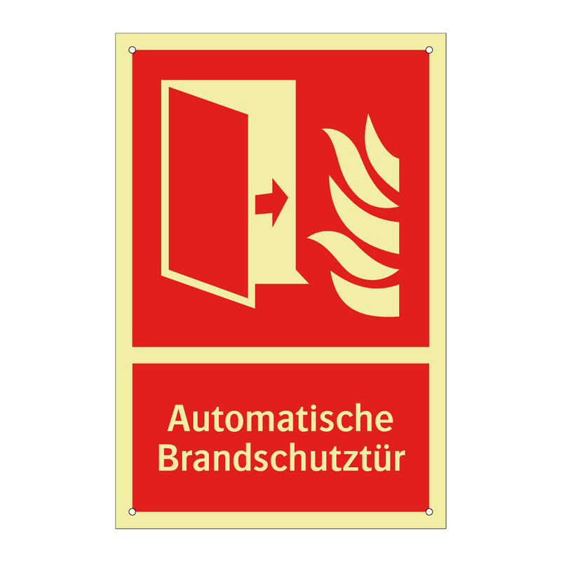 Automatische Brandschutztür