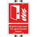 Brandschutzraum Tür geschlossen halten