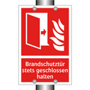 Brandschutztür stets geschlossen halten