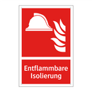 Entflammbare Isolierung