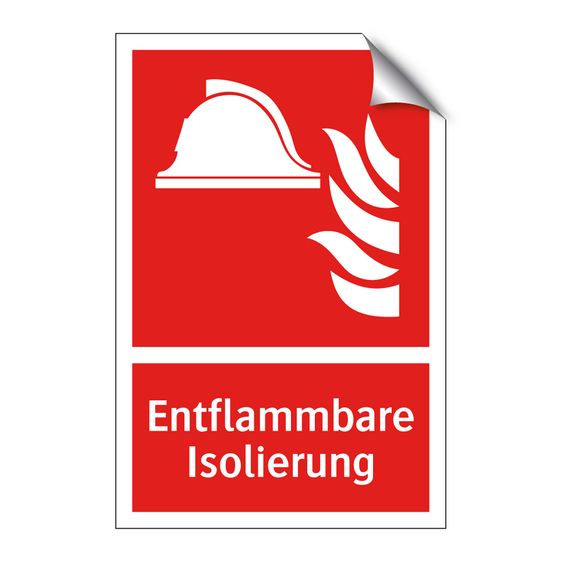 Entflammbare Isolierung
