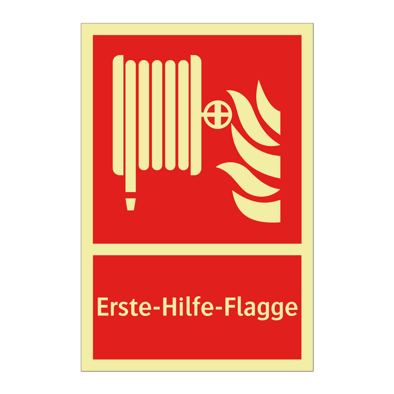 Erste-Hilfe-Flagge