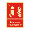 Fahrbarer Feuerlöscher