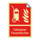 Fahrbarer Feuerlöscher