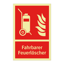 Fahrbarer Feuerlöscher