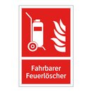 Fahrbarer Feuerlöscher