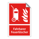 Fahrbarer Feuerlöscher