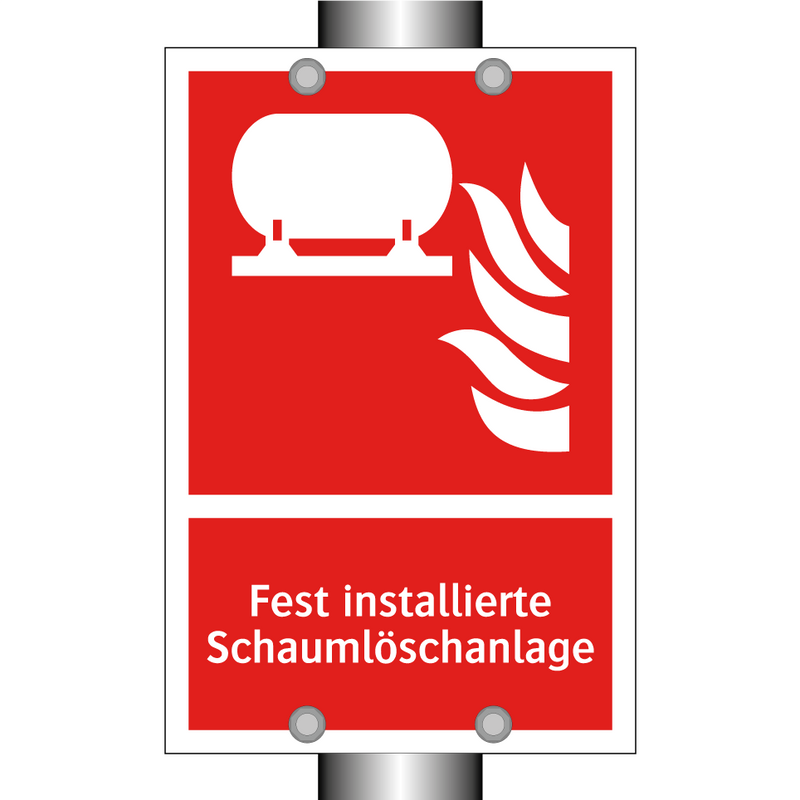 Fest installierte Schaumlöschanlage