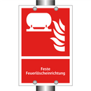 Feste Feuerlöscheinrichtung