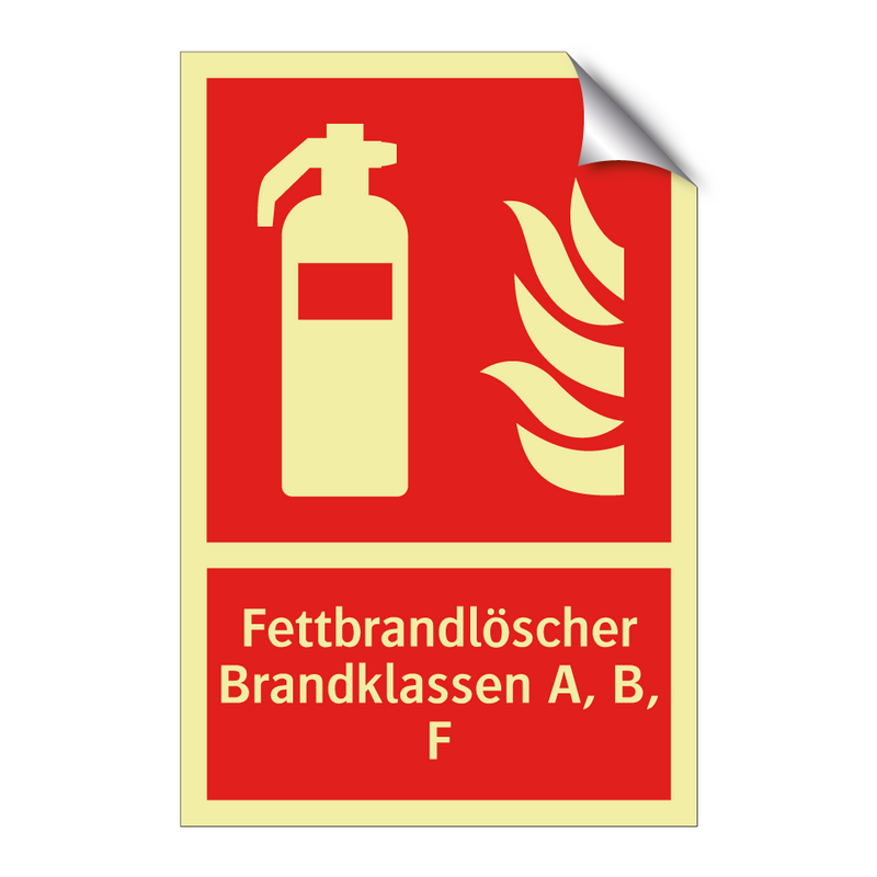 Fettbrandlöscher Brandklassen A, B, F