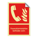 Feueralarmtelefon befindet sich: