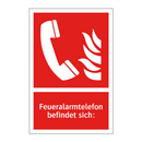 Feueralarmtelefon befindet sich: