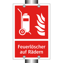 Feuerlöscher auf Rädern