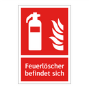 Feuerlöscher befindet sich