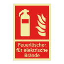 Feuerlöscher für elektrische Brände